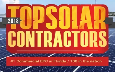 Advanced Green Technologies Named Florida’s Top Commercial Solar Contractor for 2018